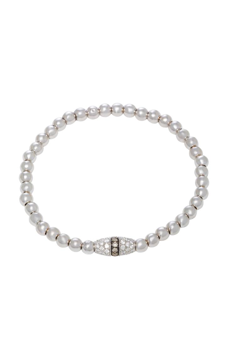 Sara Weinstock Cali White Gold Stretchy Bracelet