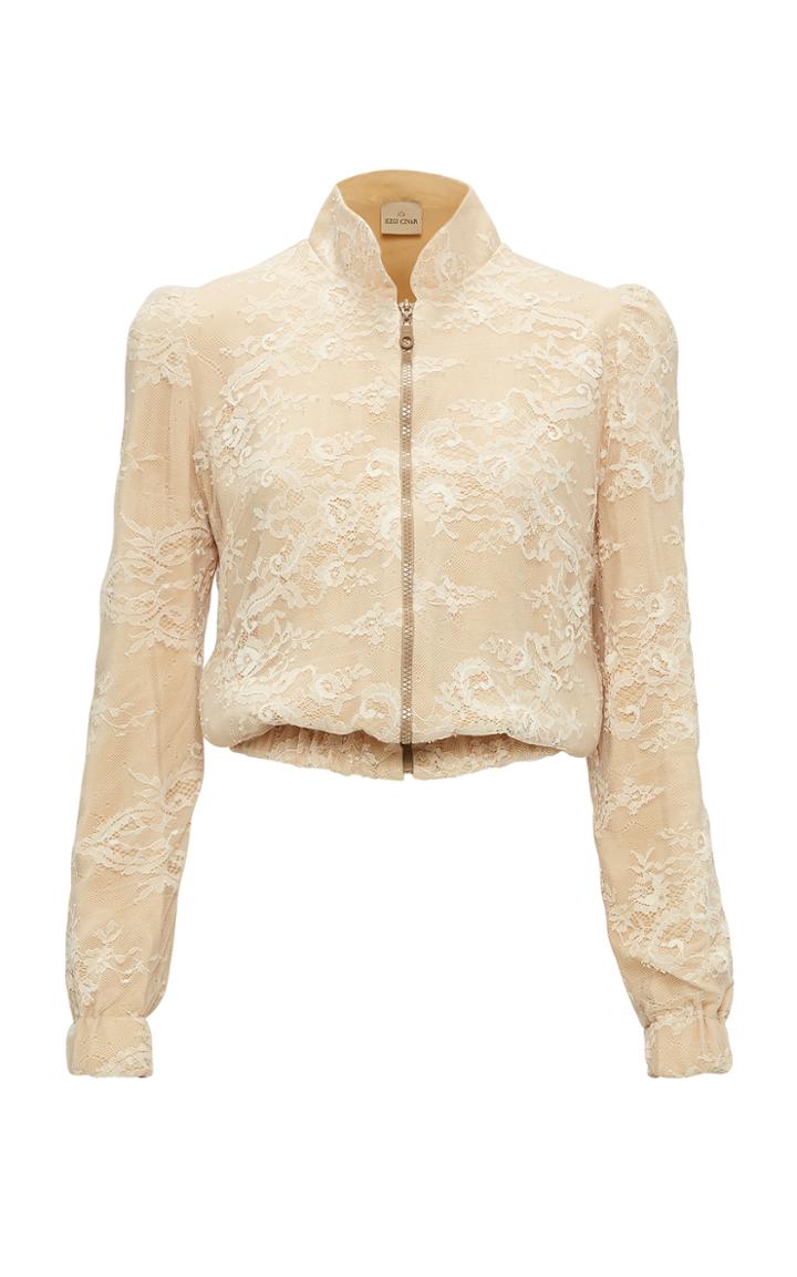 Ezgi Cinar Unlimited Lace Bomber Jacket