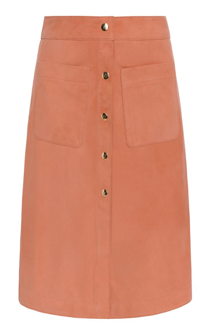 Adriana Iglesias Kate Suede Skirt