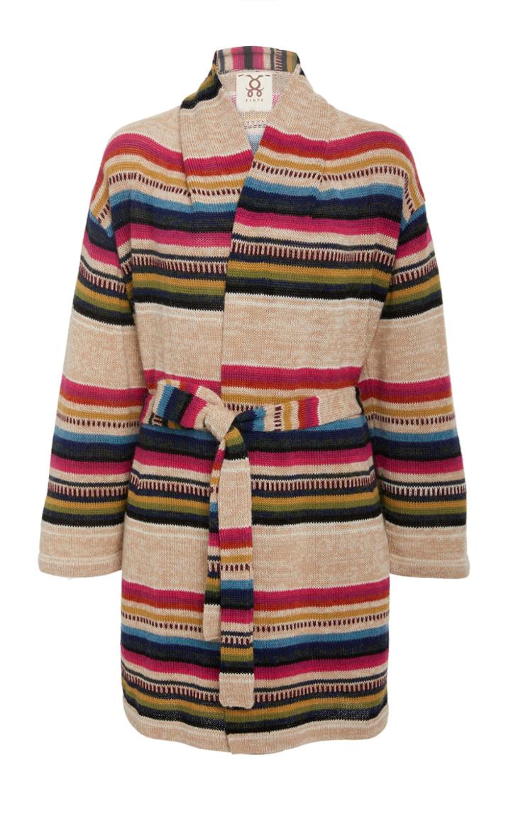 Figue Camille Alpaca Striped Cardigan