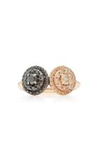 Maria Jose Jewelry Two-tone 18k Gold Diamond Ring Size: 6.5