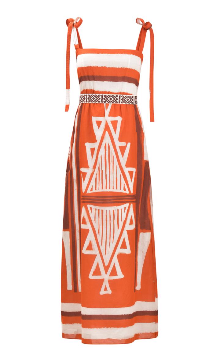 Moda Operandi Johanna Ortiz Regions Of Myth Printed Cotton Maxi Dress