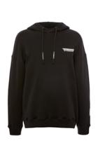 Givenchy Tape Detail Cotton Hooded Sweatshirt