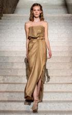 Max Mara Baschi Linen-silk Column Dress