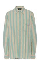 Moda Operandi Marc Jacobs Striped Cotton Button-front Shirt Size: 0