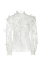 Zimmermann Appliqud Cotton Blouse