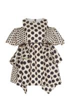 Dice Kayek Polka Dot Mini Silk Mini Dress