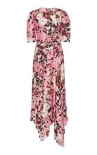 Veronica Beard Connie Floral-printed Silk-blend Dress