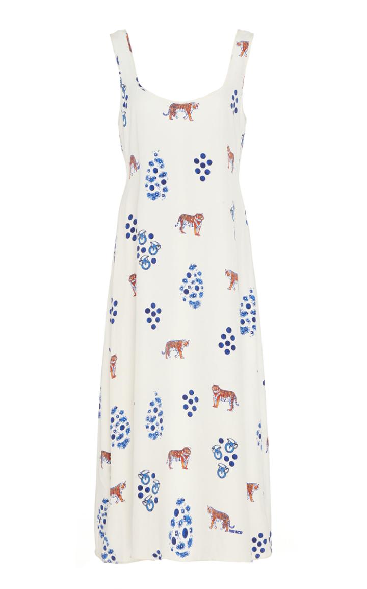 Ciao Lucia Florentina Silk Midi Dress