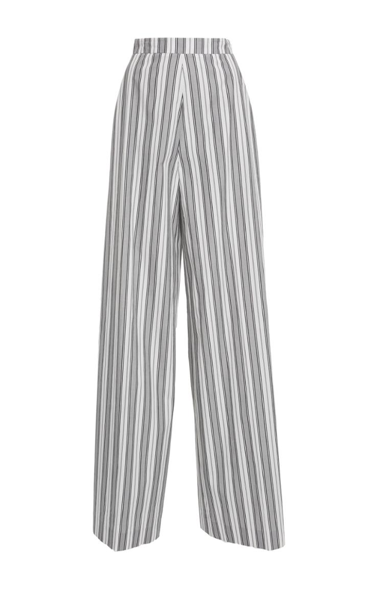 Christian Siriano Multi-stripe Wide Leg Pant