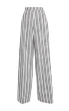 Christian Siriano Multi-stripe Wide Leg Pant