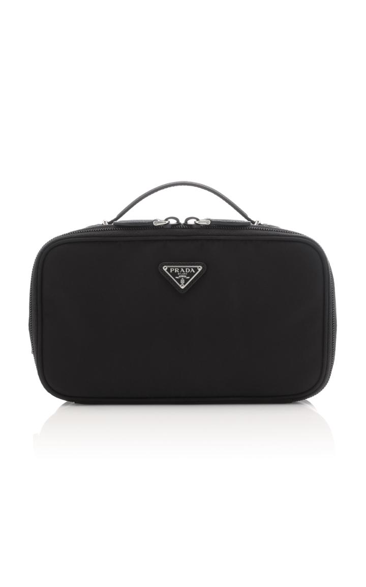 Prada Contenitori Leather-trimmed Shell Cosmetics Case