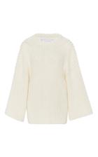 I Love Mr. Mittens Ribbed-knit Cotton Sweater