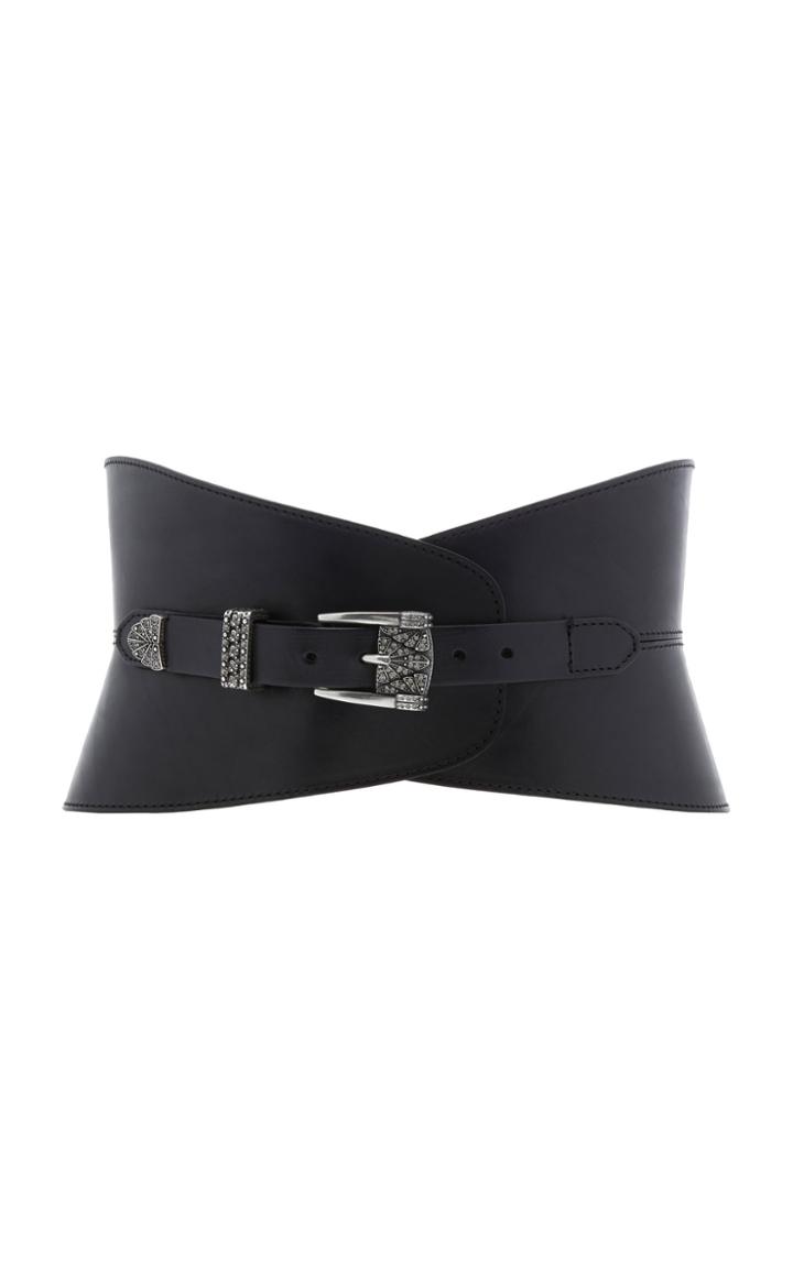 Etro Leather Waist Belt Size: 65 Cm
