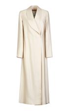 Giuliva Heritage Angelica Shawl Collar Silk Cashmere-blend Dress Coat