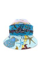 Moda Operandi Versace Printed Embellished Visor