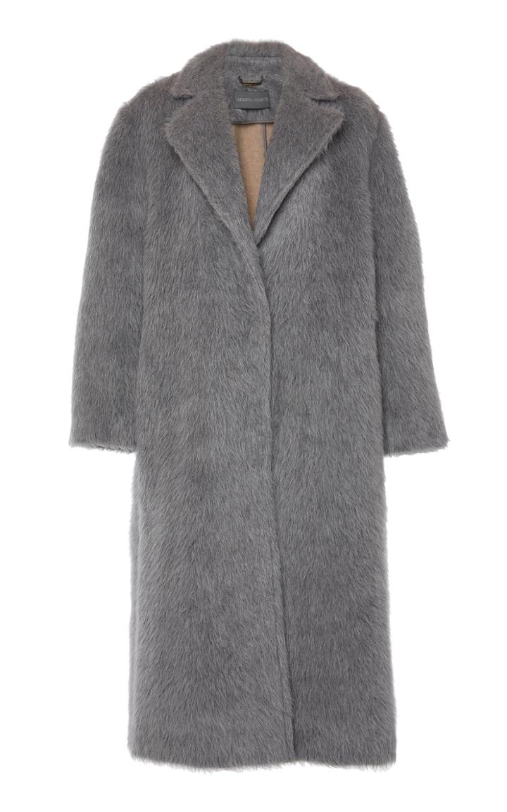 Alberta Ferretti Alpaca-wool Midi Coat