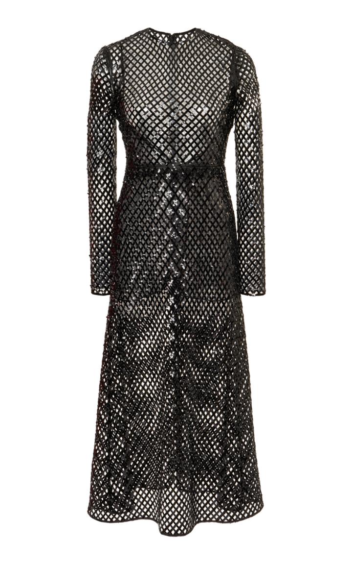 Moda Operandi Valentino Fishnet Midi Dress