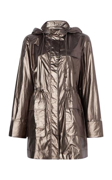 Michelle Waugh Lois Cotton Sporty Raincoat