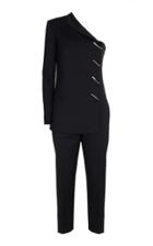 Genny One Sleeve Black Jumpsuit