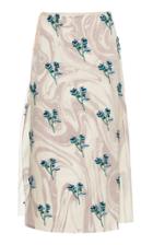 Moda Operandi Marina Moscone Floral-print Silk-blend Skirt Size: 0
