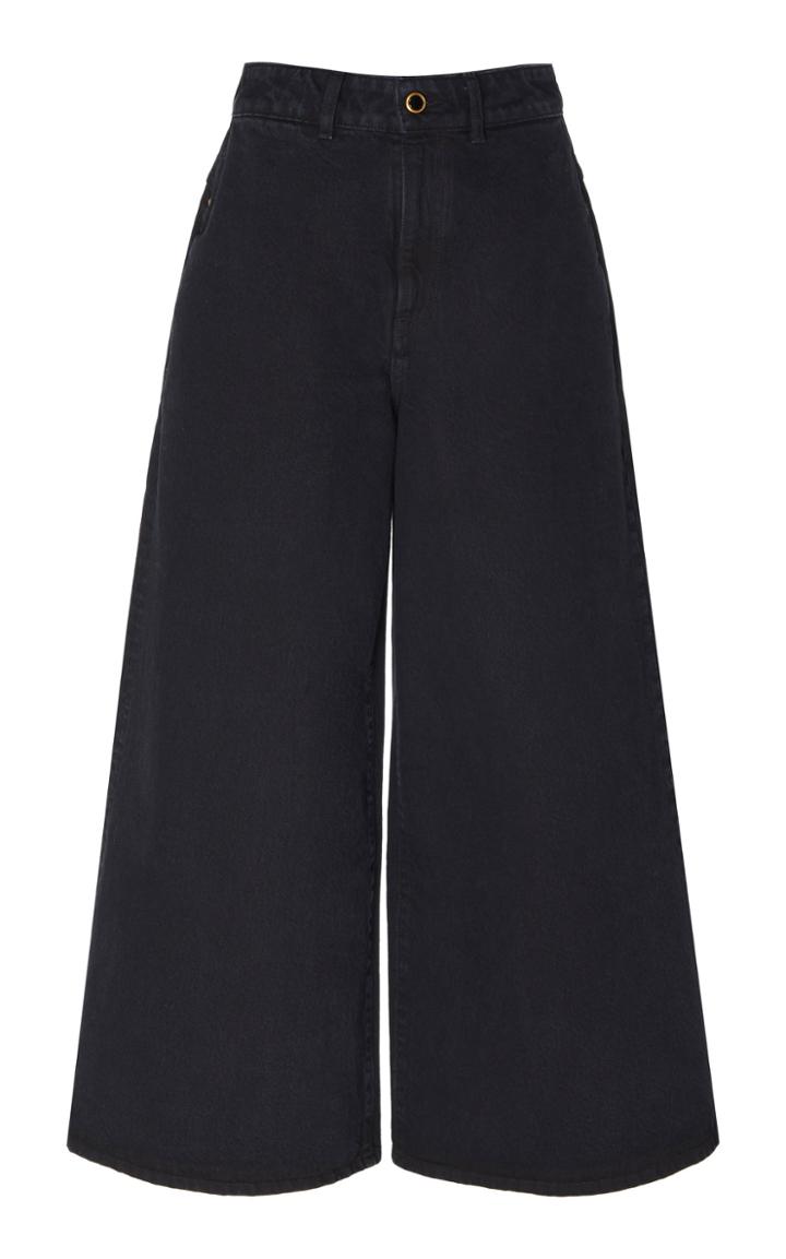 Moda Operandi Khaite Darcy Rigid Mid-rise Wide-leg Jeans Size: 25