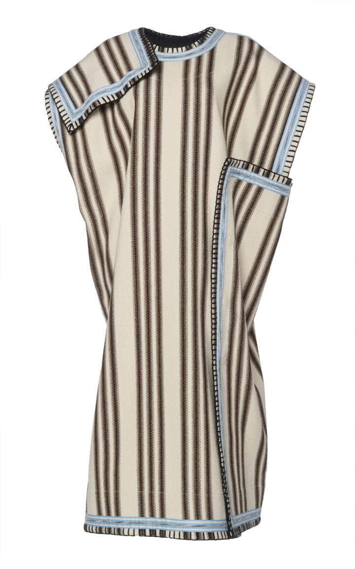 Jil Sander Oversized Striped Poncho