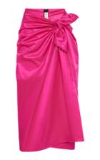 Moda Operandi Marni Cotton-blend Tie-front Midi Skirt Size: 36
