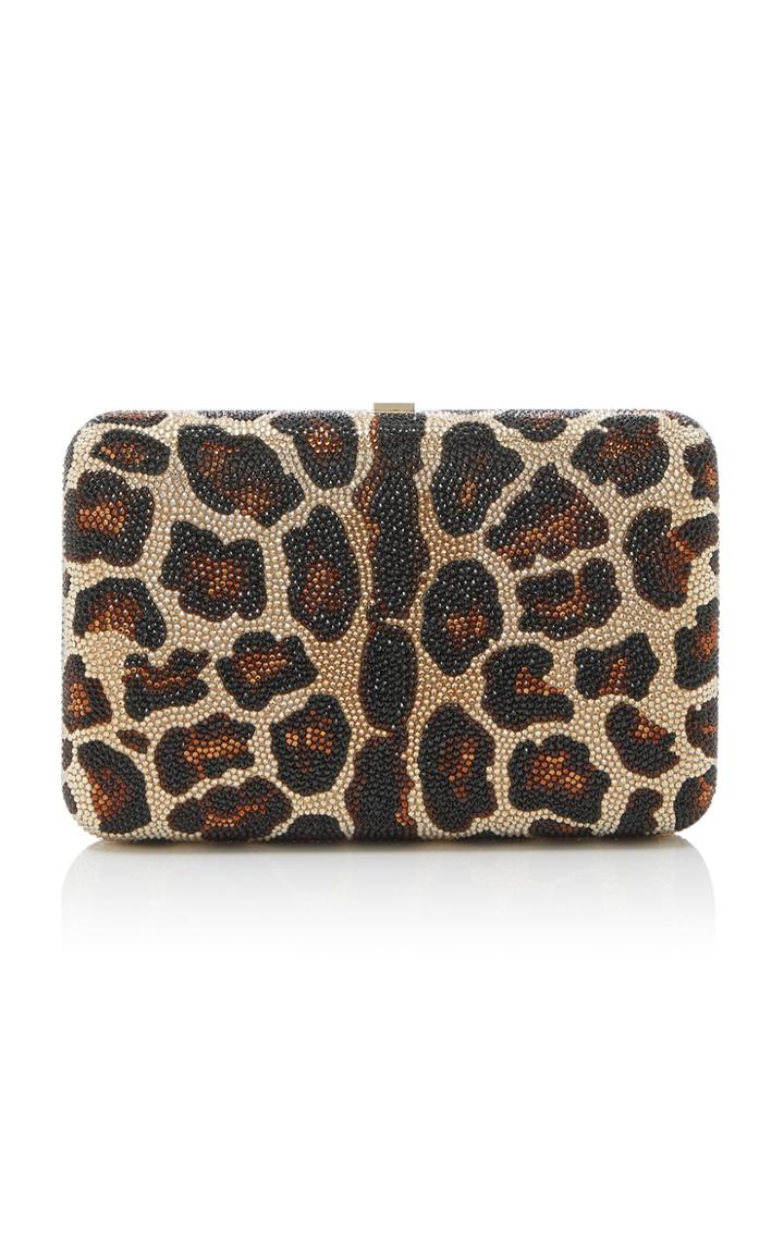 Judith Leiber Couture Leopard Seamless Clutch