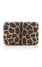 Judith Leiber Couture Leopard Seamless Clutch