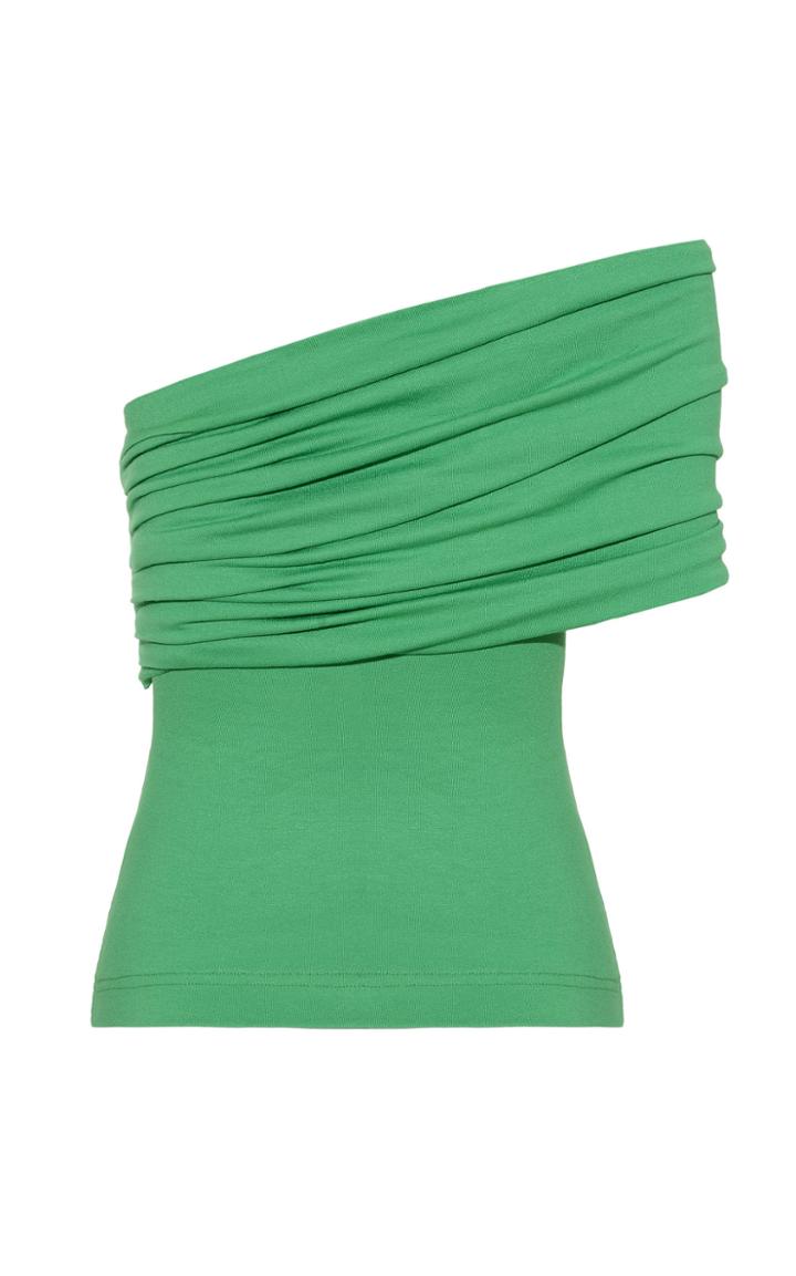 Moda Operandi Aleksandre Akhalkatsishvili Side Sleeve Cinched Cady Top Size: M