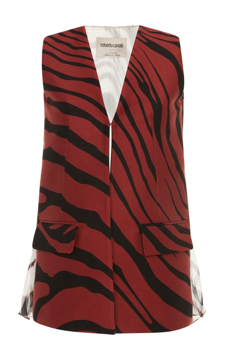 Roberto Cavalli Contrast Back Jacket