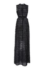 Huishan Zhang Ebba Tiered Tulle Gown