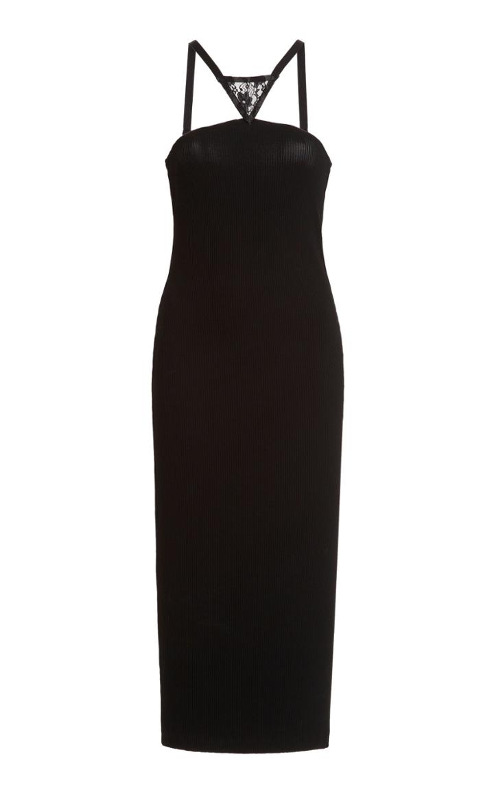 Moda Operandi Christopher Kane Lace-panelled Jersey Bodycon Dress