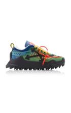 Off-white C/o Virgil Abloh Odsy Leather And Mesh Sneakers Size: 40