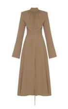 Aleksandre Akhalkatsishvili Draped Georgette Midi Dress