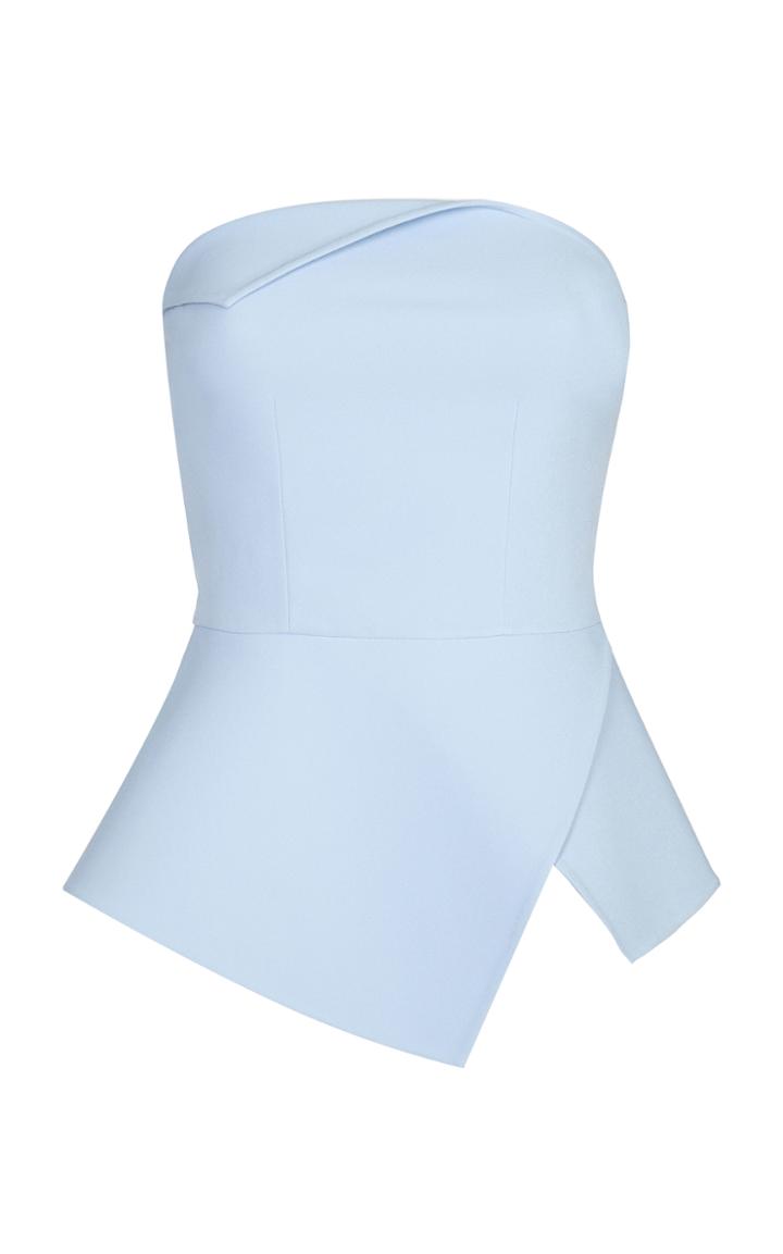 Safiyaa Edda Strapless Peplum Top