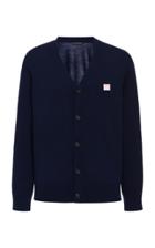 Acne Studios Keve Appliqud Wool Cardigan