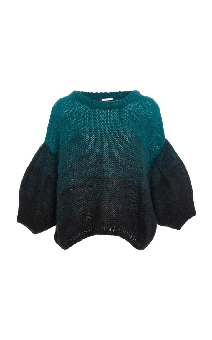 Caroline Constas Short Sleeve Ombre Knit