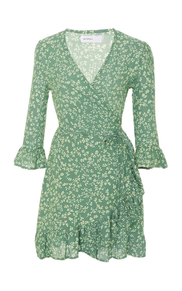 Faithfull Carmel Floral Ruffle Dress