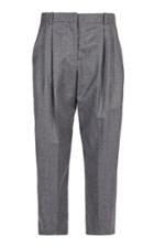 Stella Mccartney Dawson Cropped Wool Straight-leg Pants