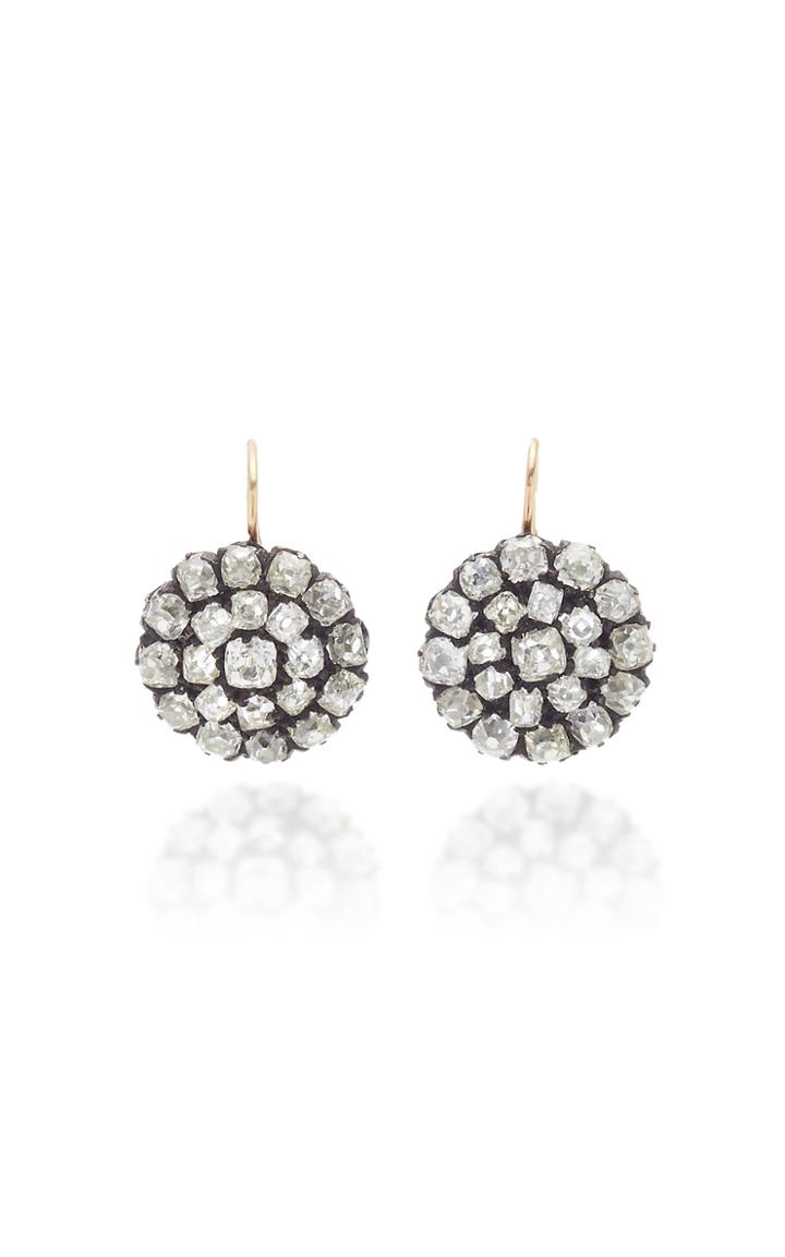 Mindi Mond 14k Gold, Silver And Diamond Earrings