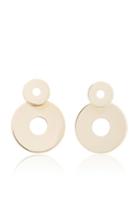 Retrouvai Small Gold Swivel Earrings