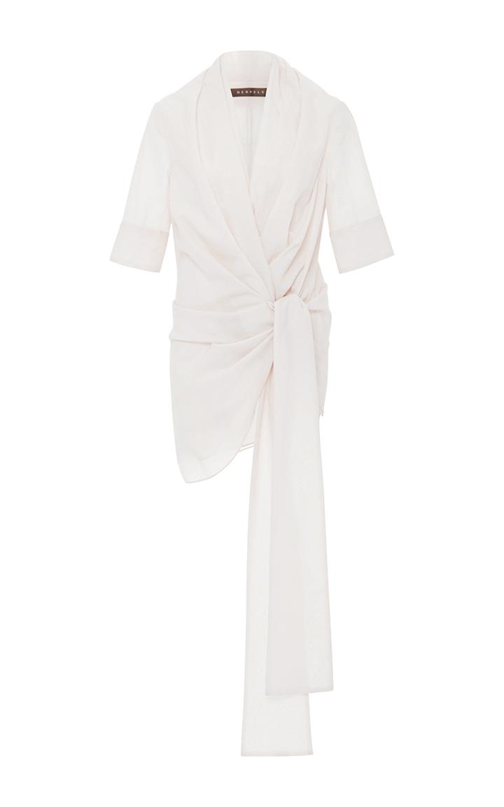 Hensely Long Sleeved Wrap Top