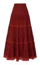 Ulla Johnson Fleet Cotton Maxi Skirt