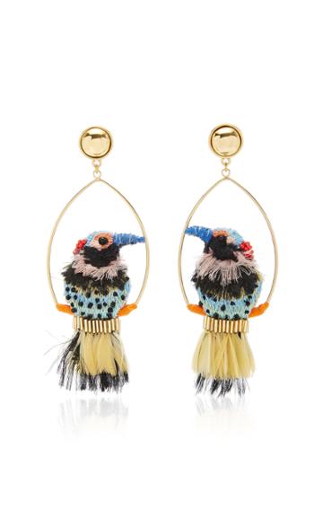 Moda Operandi Mignonne Gavigan Woodpecker Swing Earring