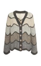 Loveshackfancy Deena Color-blocked Wool-blend Sweater Size: Xs