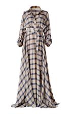 Daneh Maxi Plaid Dress
