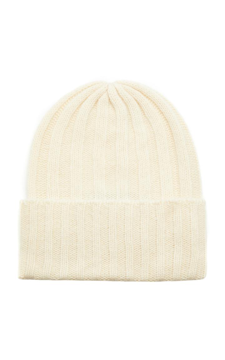The Elder Statesman Short Bunny Echo Beanie