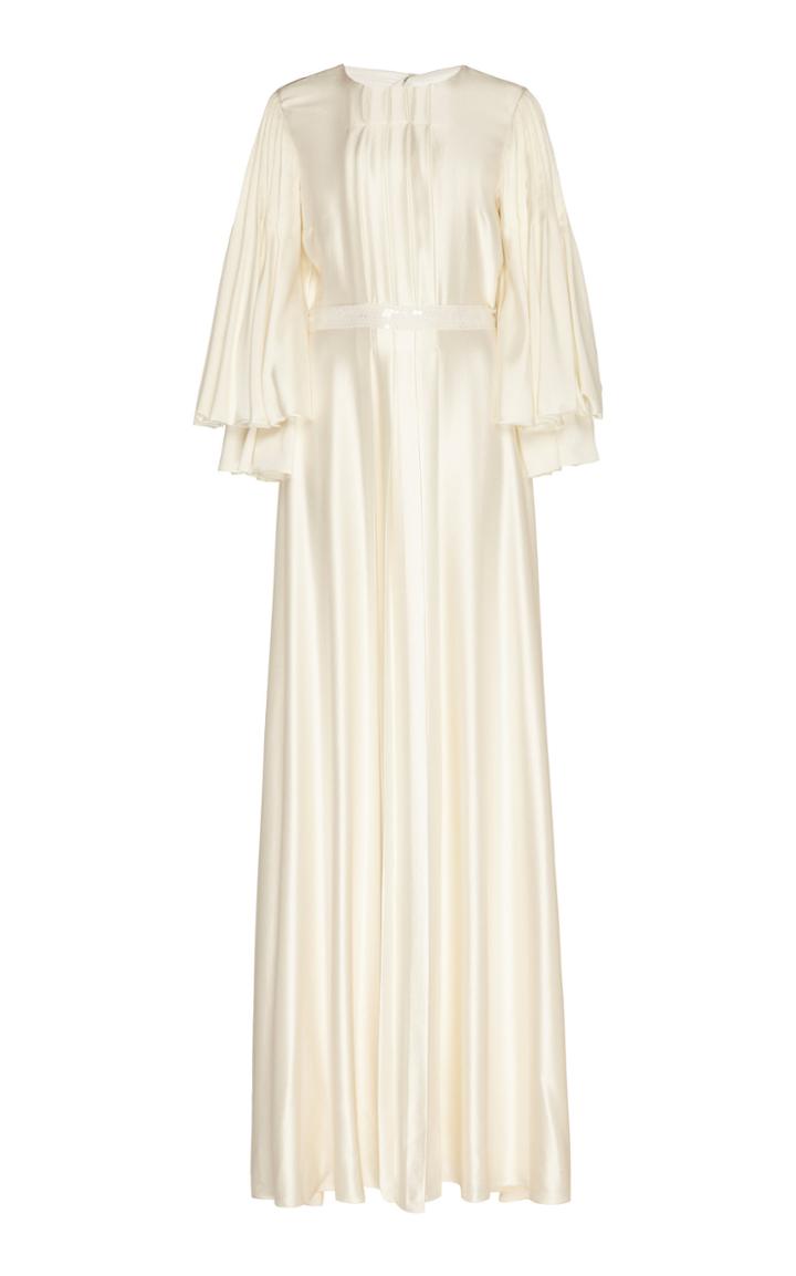 Roksanda Tala Pleated Wedding Gown